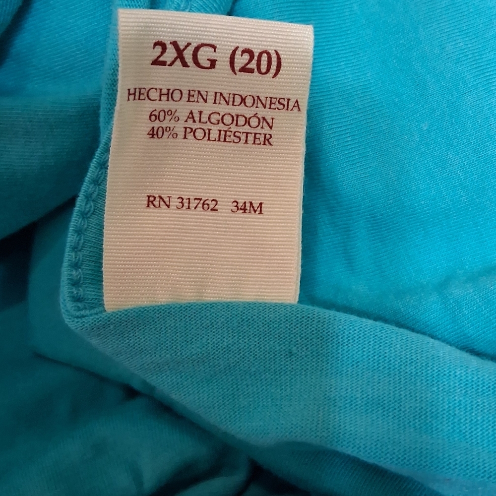 Faded Glory Turquoise Maxi Dress with Button Detail Size XXL NWT - Picture 5 of 6